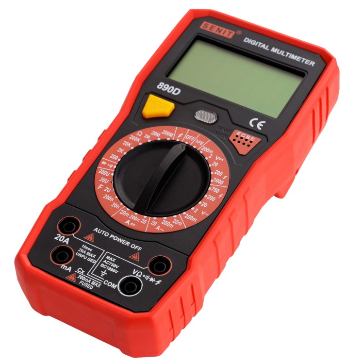 MULTIMETR CYFROWY Z POMIAREM POJEMNOŚCI I PRĄDU 20A-6