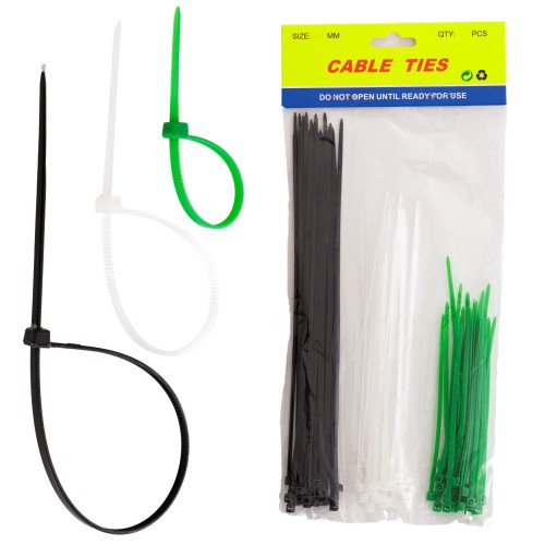 Trytytki opaski zaciskowe - pakiet 100 el. -1