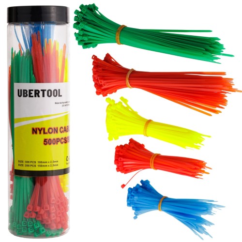 Zestaw opasek kolorowych mix 500el. -1