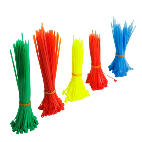 Zestaw opasek kolorowych mix 500el.-2