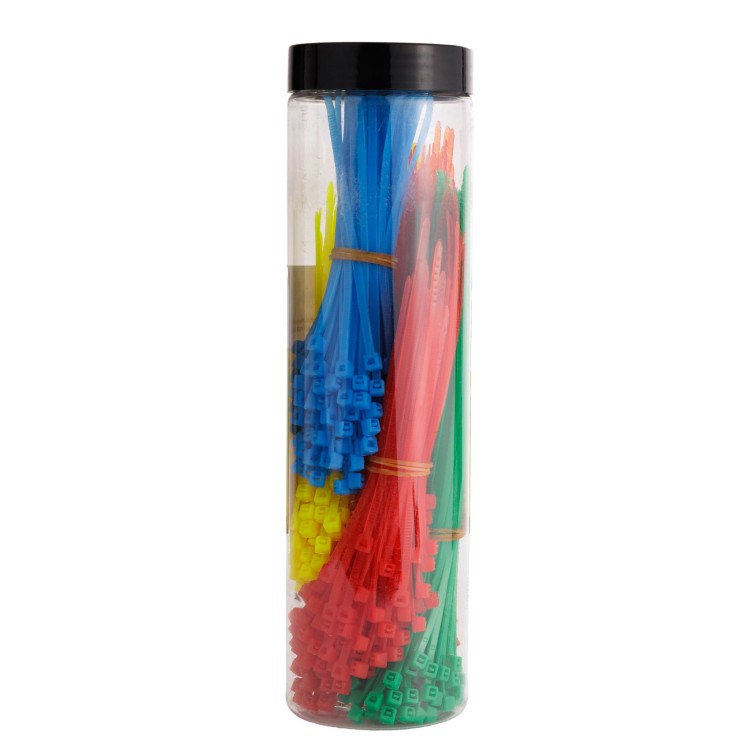 Zestaw opasek kolorowych mix 500el.-5