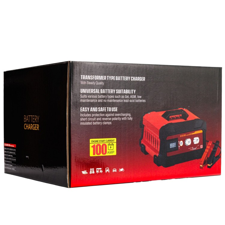 PROSTOWNIK ŁADOWARKA DO AKUMULATORÓW 8A / 15A / 100A AGM GEL -3