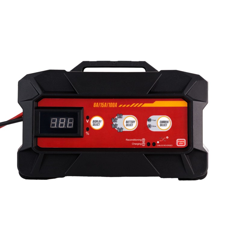 PROSTOWNIK ŁADOWARKA DO AKUMULATORÓW 8A / 15A / 100A AGM GEL -5