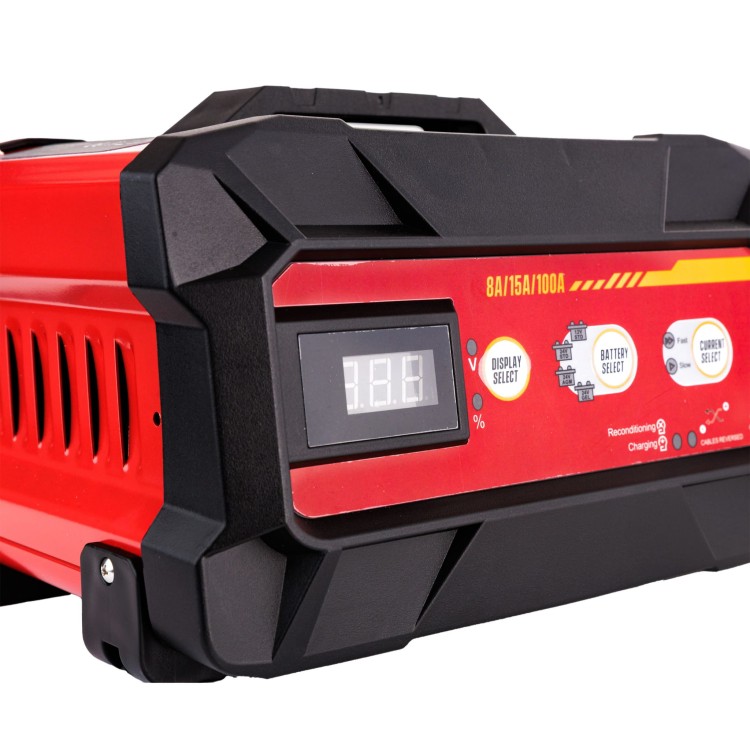 PROSTOWNIK ŁADOWARKA DO AKUMULATORÓW 8A / 15A / 100A AGM GEL -10