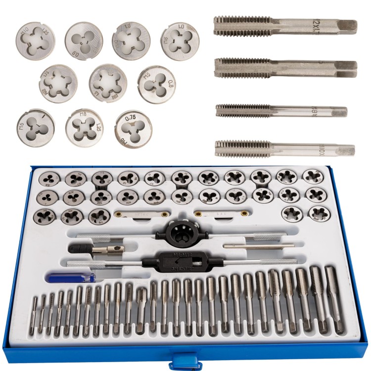 Zestaw gwintowników i narzynek 60el. -1