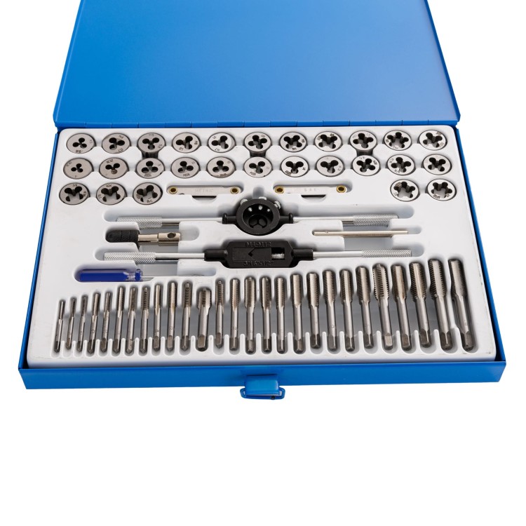 Zestaw gwintowników i narzynek 60el.-4