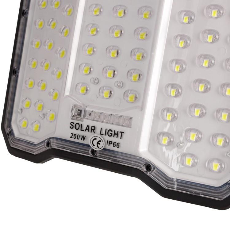 LAMPA SOLARNA ZEWNĘTRZNA LED ULICZNA Z CZUJNIKIEM ZMIERZCHU 200W-16