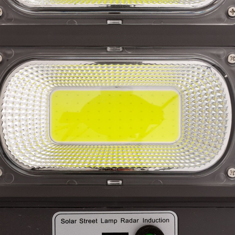 LAMPA ULICZNA LATARNIA SOLARNA LED 60W 5000lm Z CZUJNIKIEM RUCHU ZMIERZCHU + PILOT-5