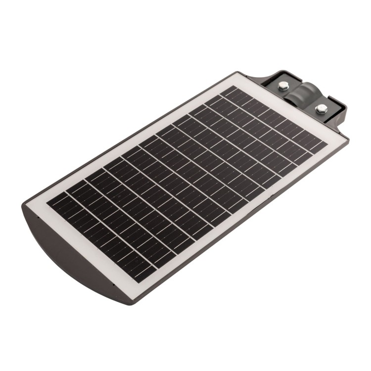 LAMPA ULICZNA LATARNIA SOLARNA LED 60W 5000lm Z CZUJNIKIEM RUCHU ZMIERZCHU + PILOT-6