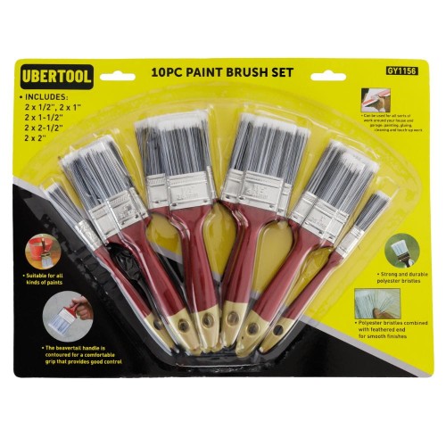 Zestaw pędzli malarskich 10szt -2