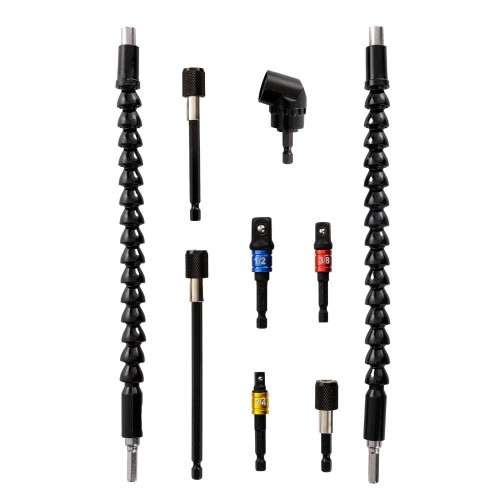 Zestaw przedłużek adapterów do wkrętarki 9el.-2