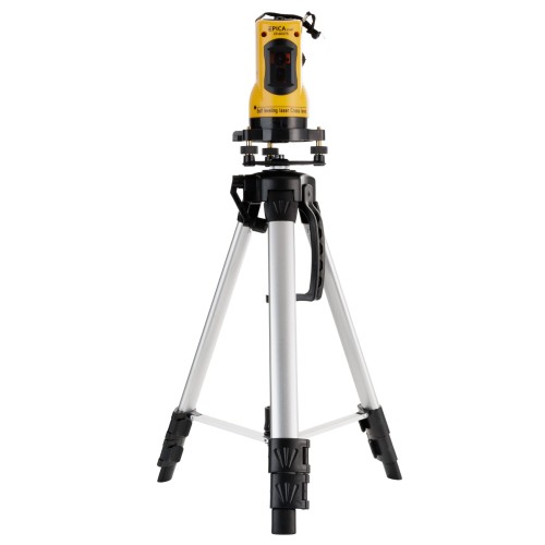 Poziomica laserowa krzyżowa samopoziomująca + statyw-2