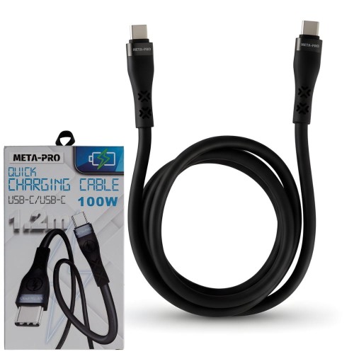 KABEL USB-C DO USB-C – 100W / 5A – 1.2 METRA-1