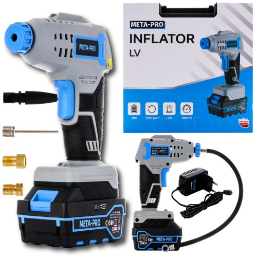 Kompresor akumulatorowy pompa samochodowa 100psi 20v -1