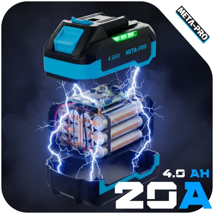 KLUCZ UDAROWY BEZSZCZOTKOWY WKRĘTARKA 3W1 750NM ZESTAW 2x AKU 4.0AH 20V-5