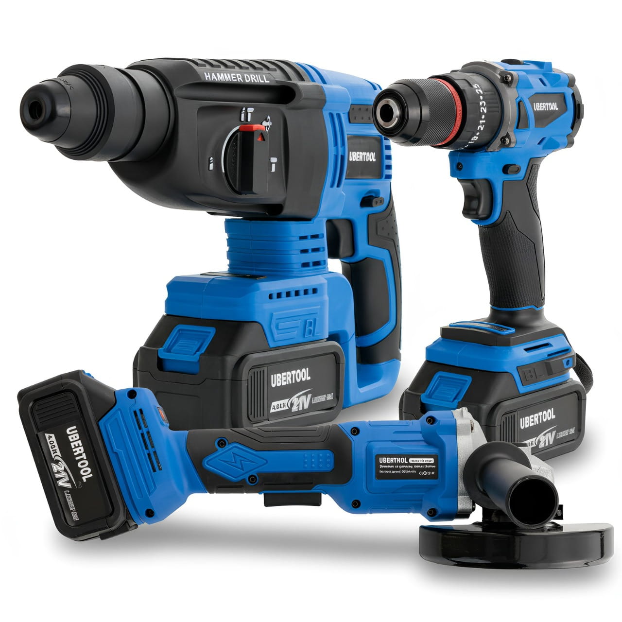 Wkrętarka 21v szlifierka młoto-wiertarka zestaw narzędzi akumulatorowych -1