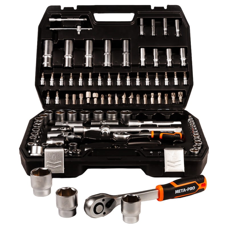 KLUCZE NASADOWYCH ZESTAW 108 EL. – 1/2" + 1/4" -2