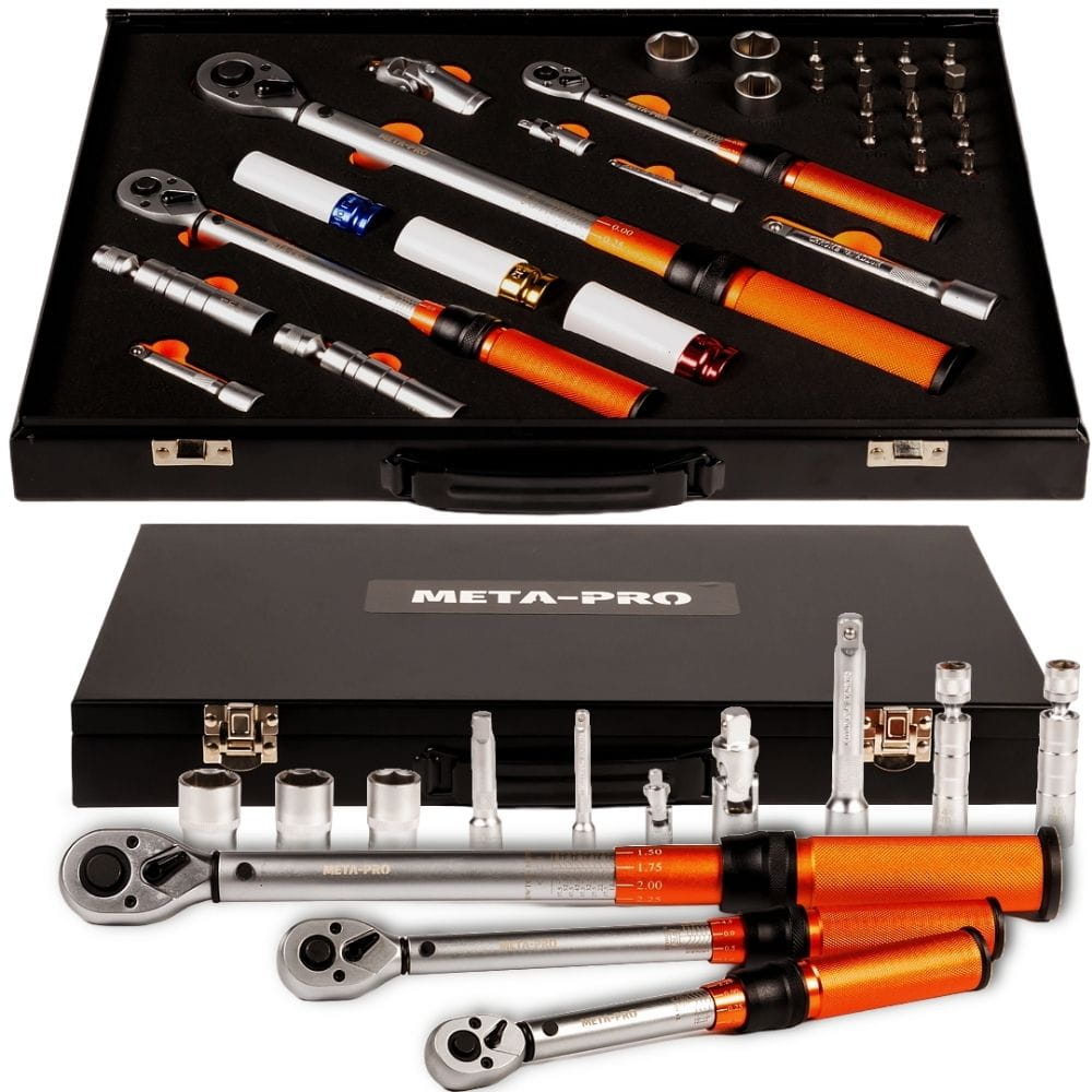 Klucz dynanoetryczny zestaw 3szt  1/4" 3/8" 1/2" -1