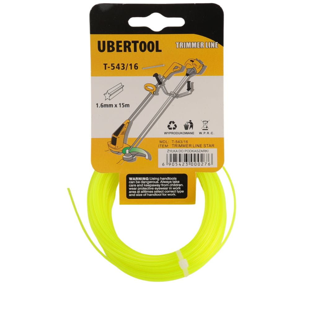 ŻYŁKA TNĄCA PROFIL KWADRATOWY 1.6mm x 15m