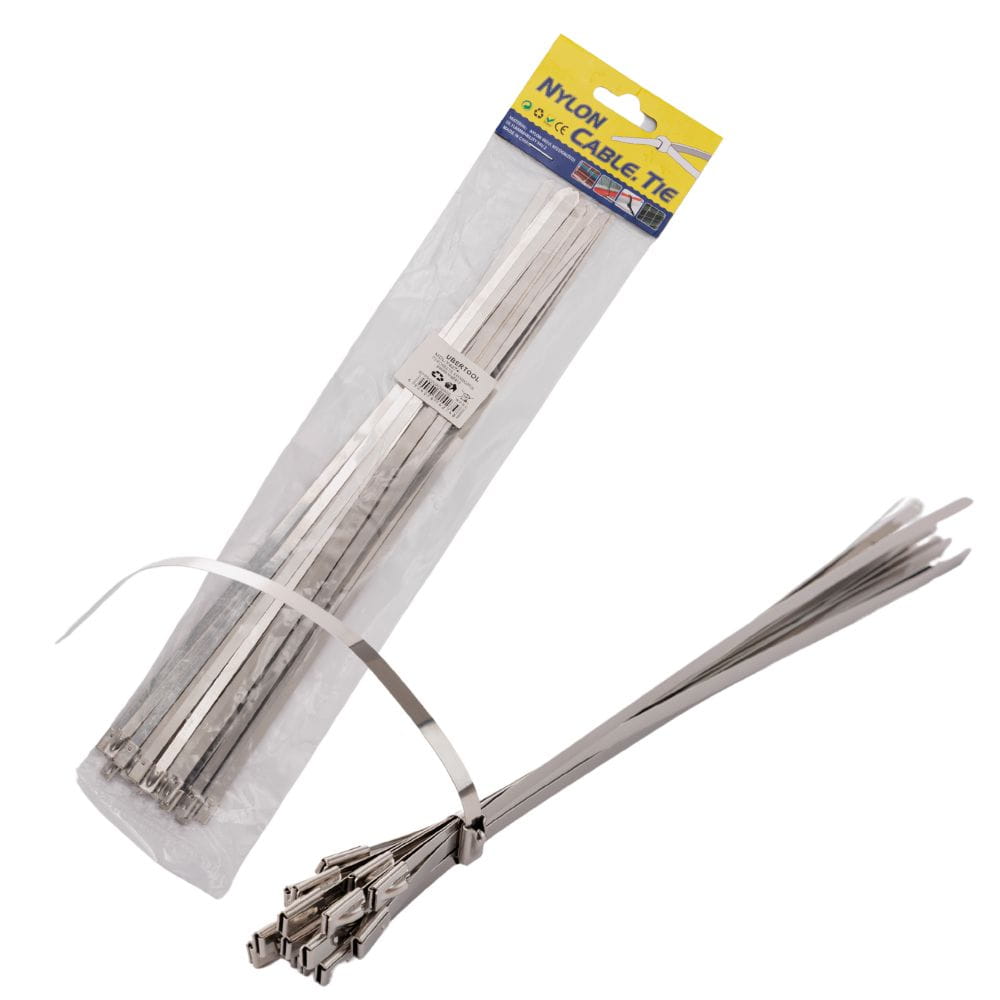 Opaski zaciskowe aluminiowe – 4.6 x 300 MM (20 SZT.)-1