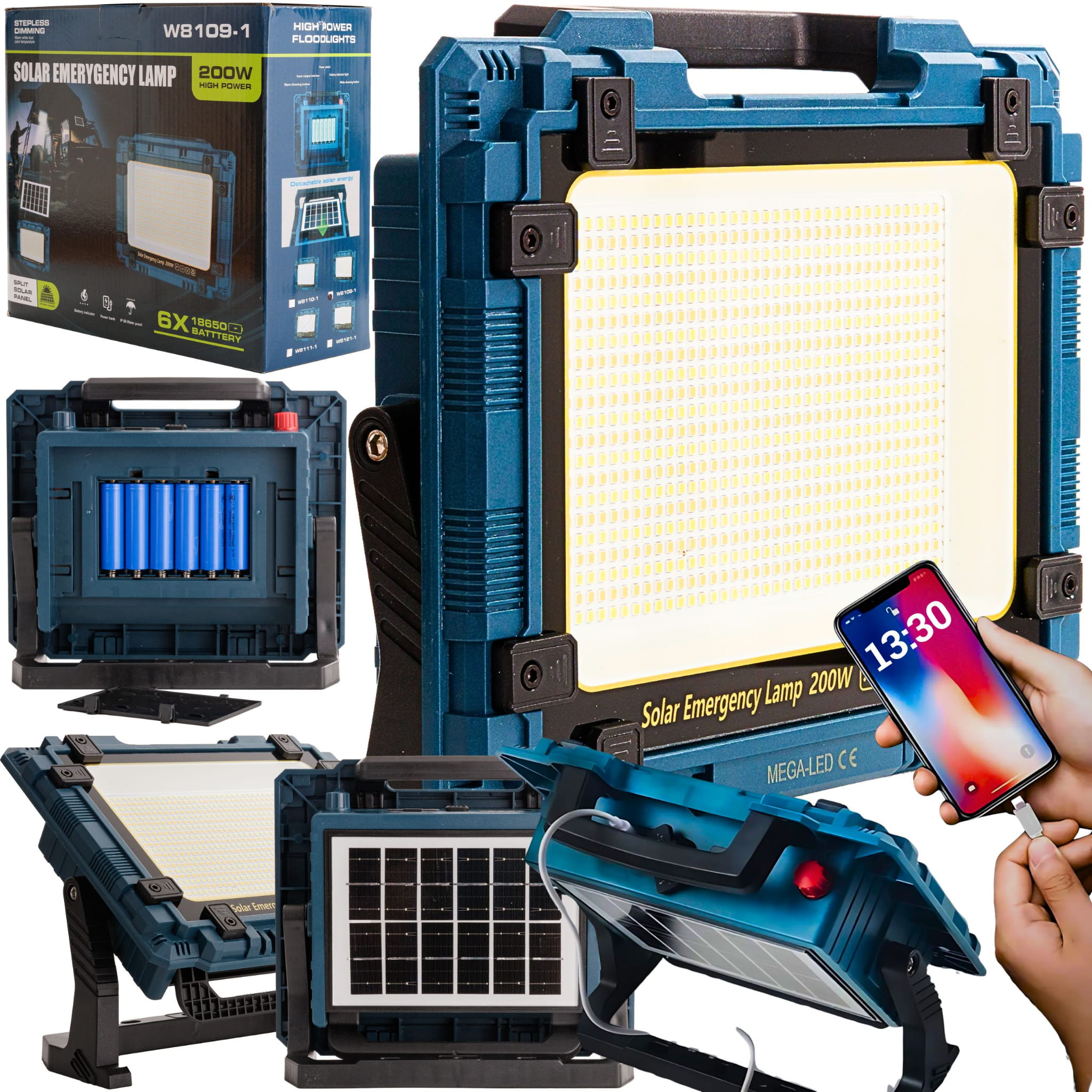 Lampa solarna robocza -1