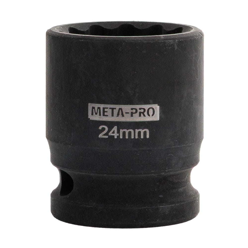 NASADKA UDAROWA KRÓTKA 1/2" 24 MM 12-KĄTNA CR-MO-1