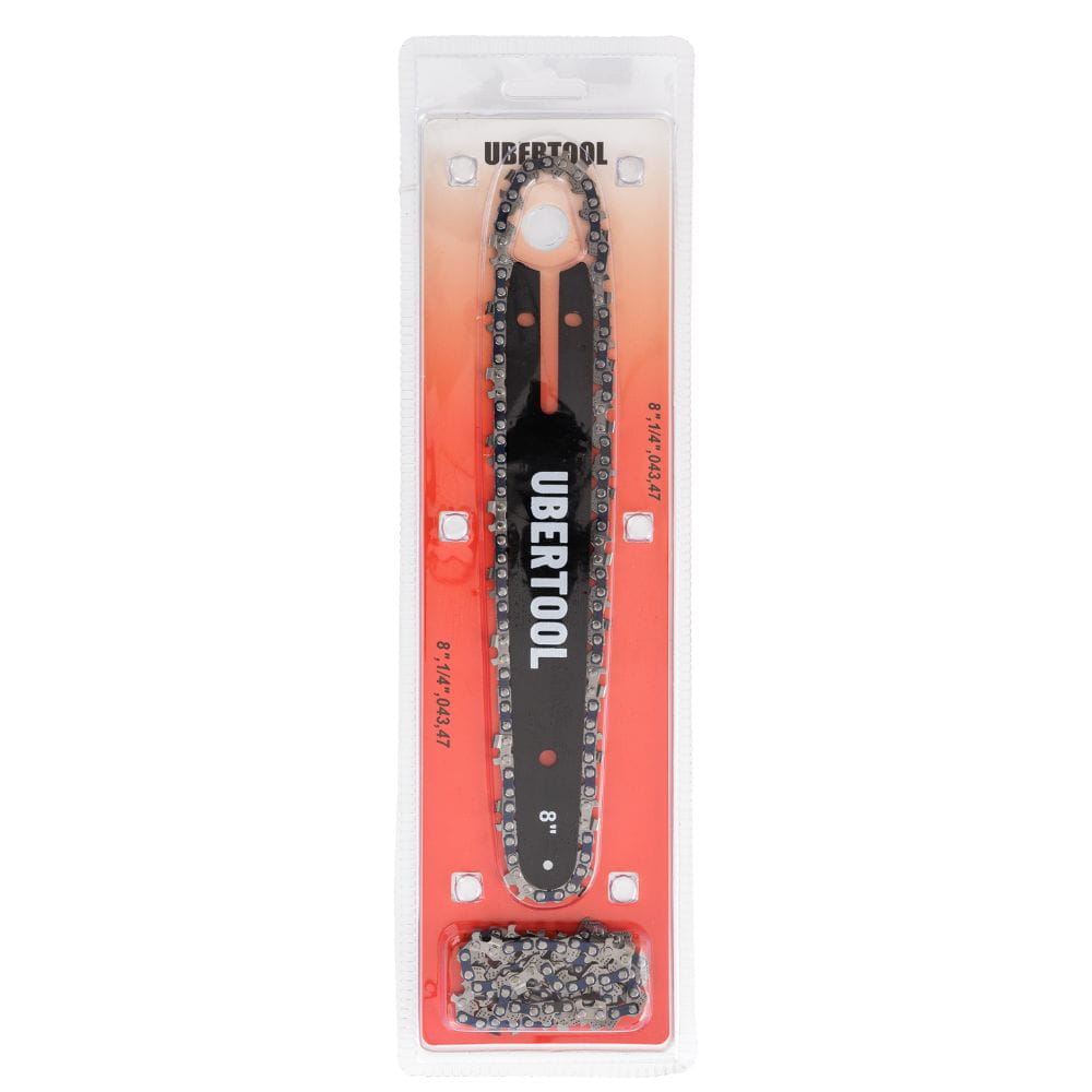 PROWADNICA + 2x ŁAŃCUCH 8" 1/4" ZESTAW DO PIŁY GAŁĘZIÓWKI AKUMULATOROWEJ-1