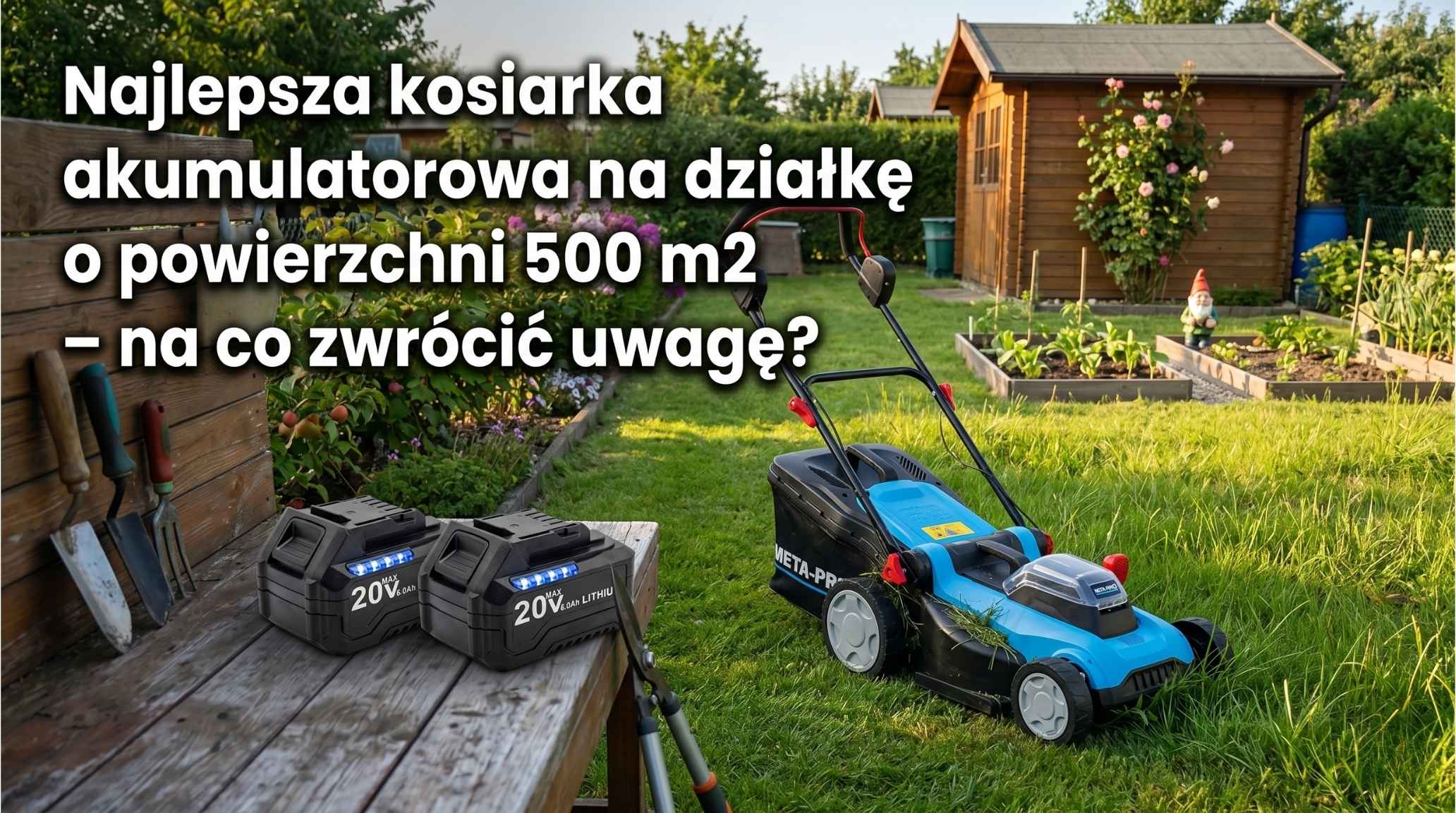 Najlepsza kosiarka akumulatorowa na działkę o powierzchni 500 m2 – na co zwrócić uwagę?